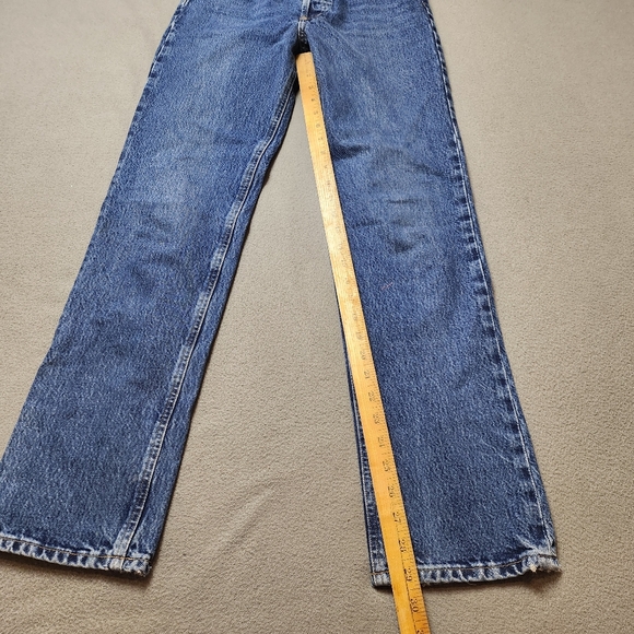 AGOLDE Lana Jeans Blue Size 23 - Picture 12 of 13